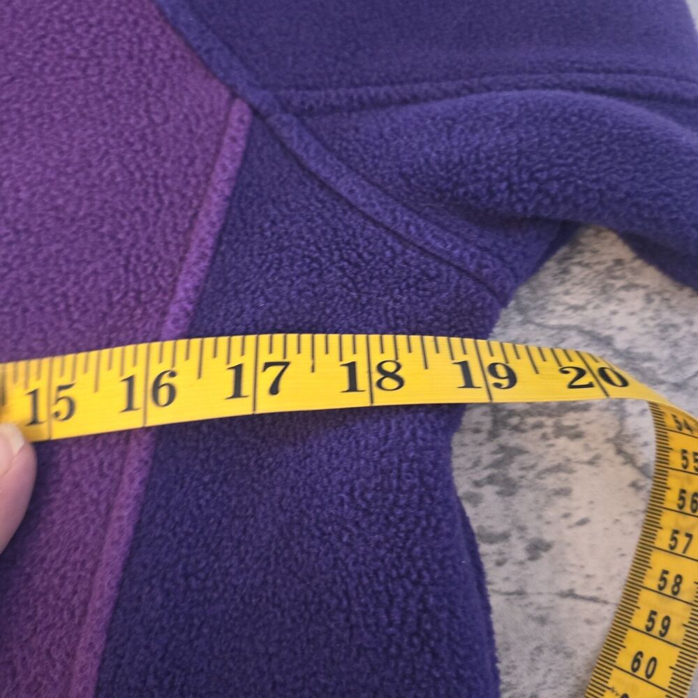Womens Small Two Toned Purple The North Face Full Zip Fleece Jacket C2 Good Con - Picture 6 of 7